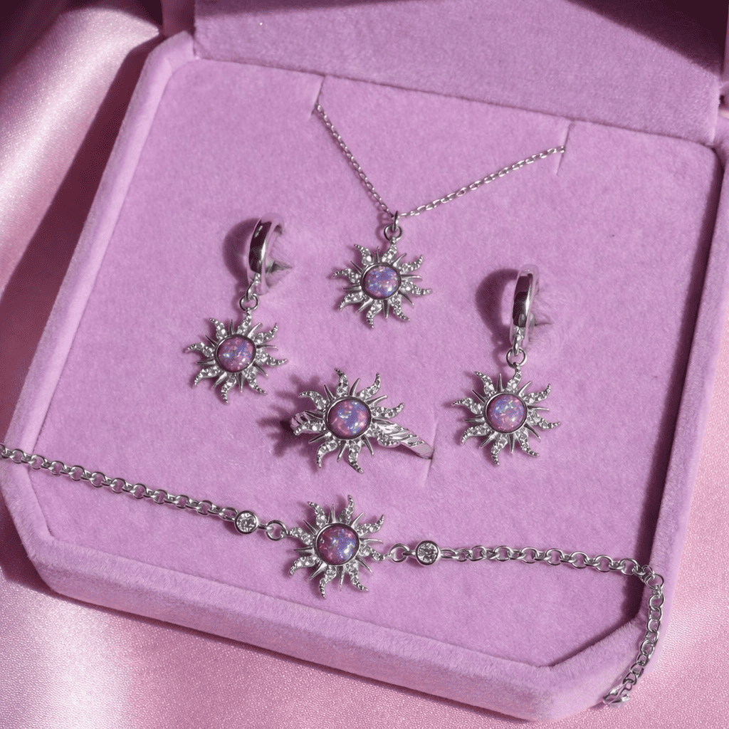 Rapunzel Silver Jewellery Set