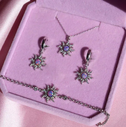 Rapunzel Silver Jewellery Set