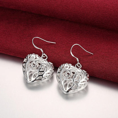 925 Sterling Silver Hearts Jewellery Set