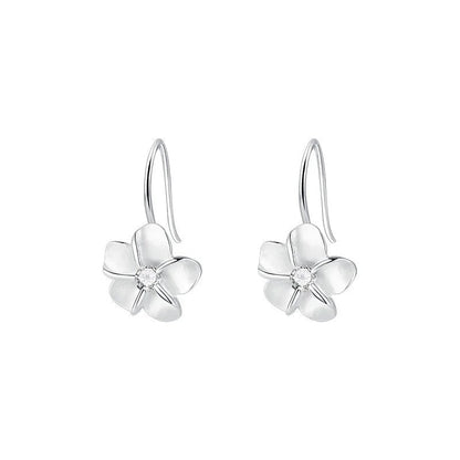 925 Sterling Silver Flower Stud Earrings