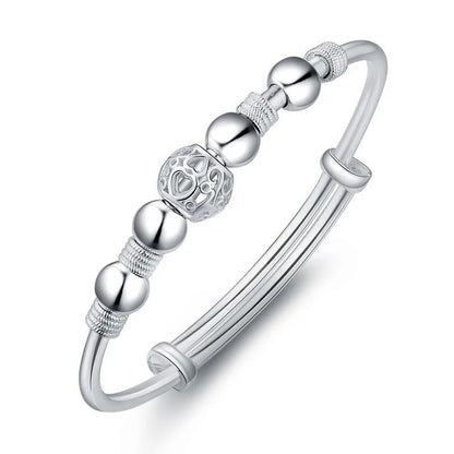 Adorned Ball Bracelet 925 Sterling Silver