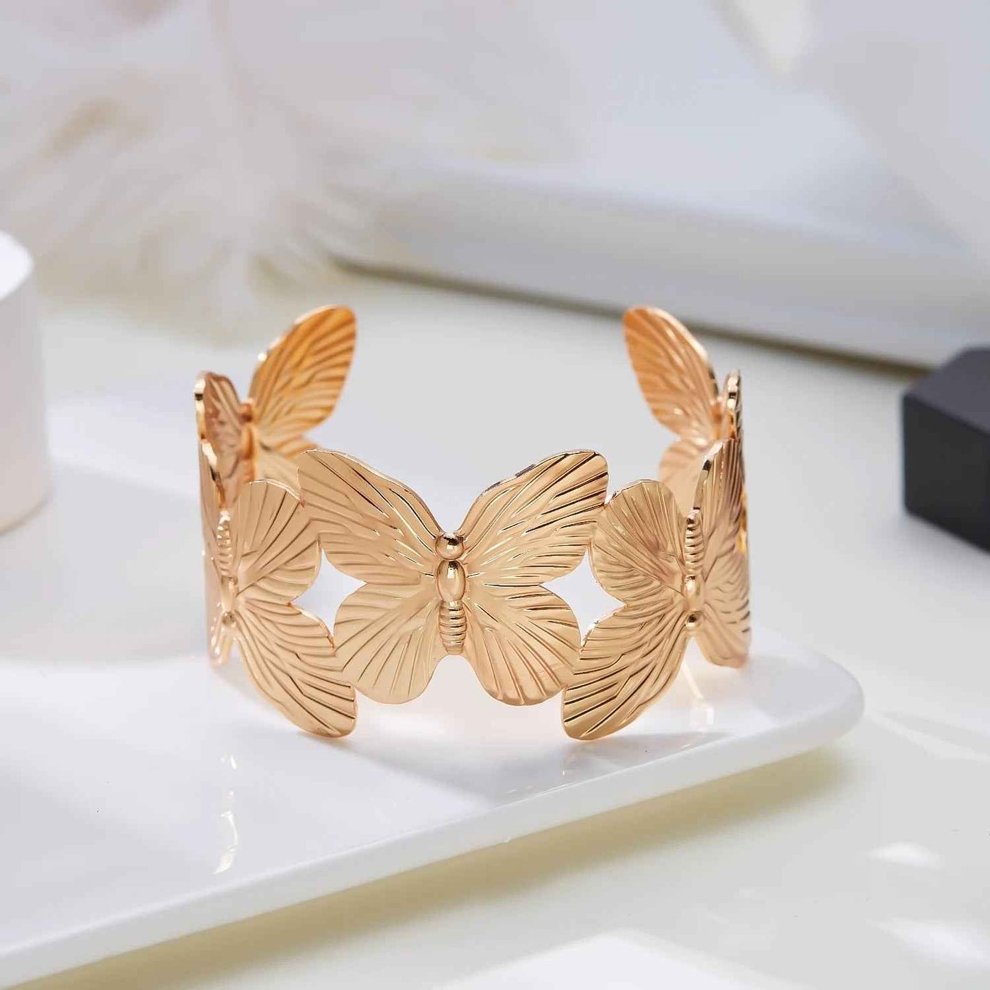Butterfly Bracelet 18K Gold Plated