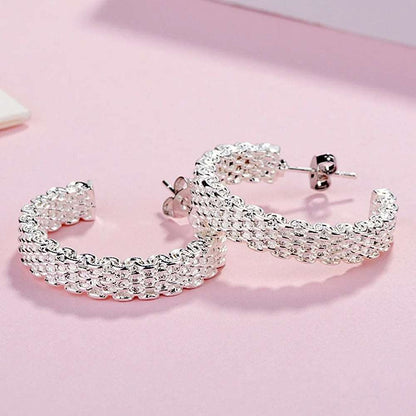 925 Sterling Silver Chain Earrings