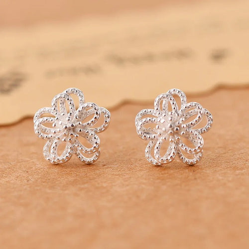 BRINCO FLORES DE PRATA 925 - BRP057