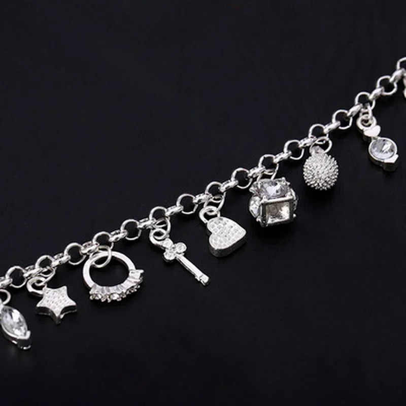 925 Sterling Silver Charm Bracelet