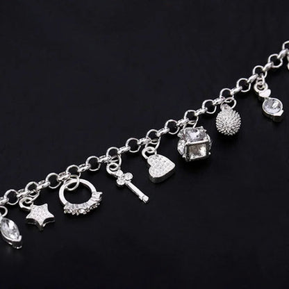 925 Sterling Silver Charm Bracelet