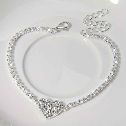 925 Sterling Silver Heart Bracelet