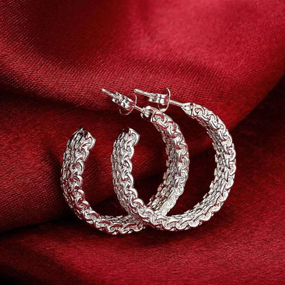 925 Sterling Silver Chain Earrings