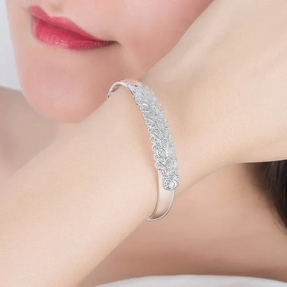 925 Sterling Silver Adorned Bracelet