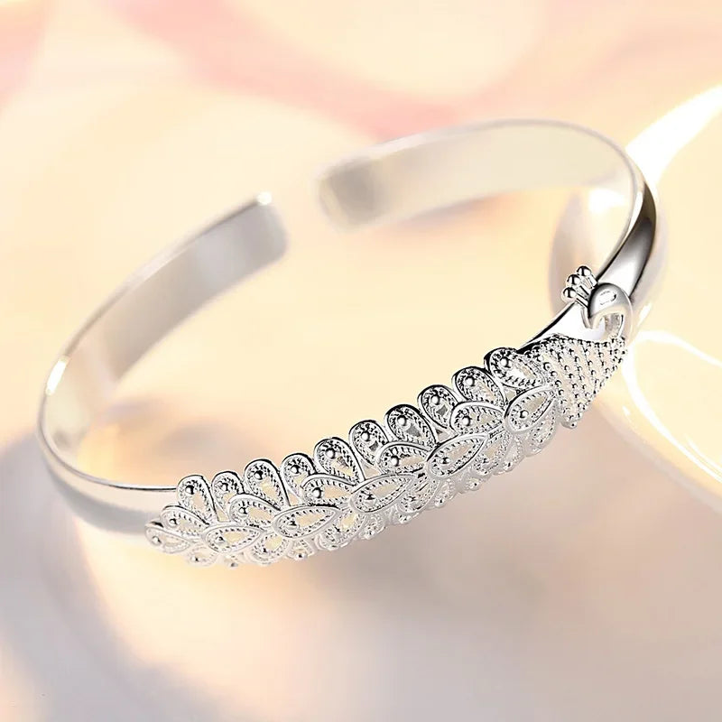 925 Sterling Silver Adorned Bracelet