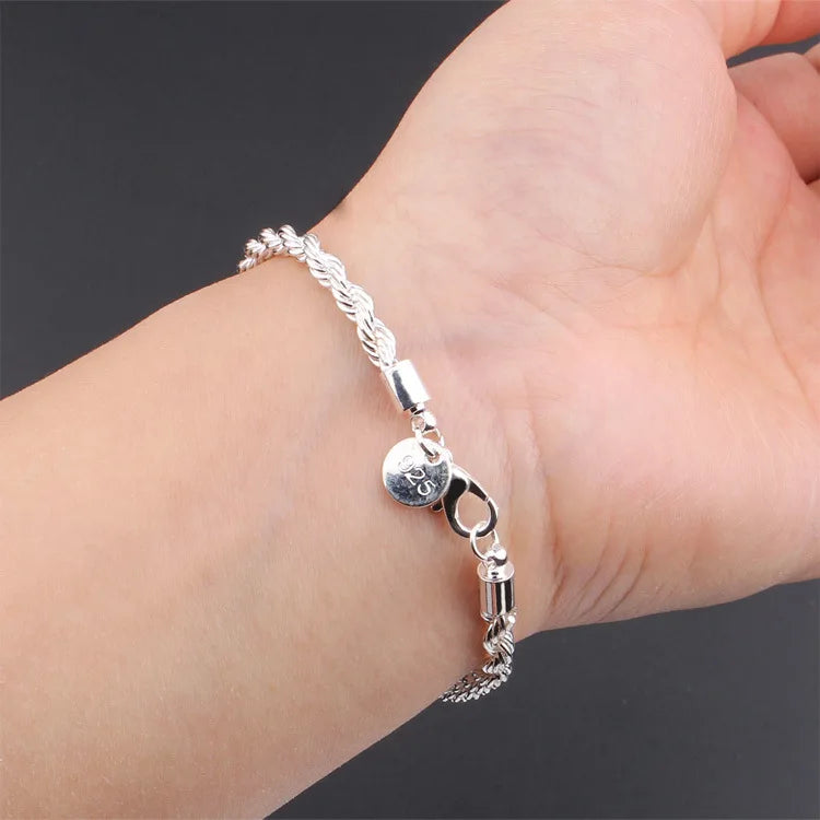 Baiano Cord Bracelet 925 Sterling Silver
