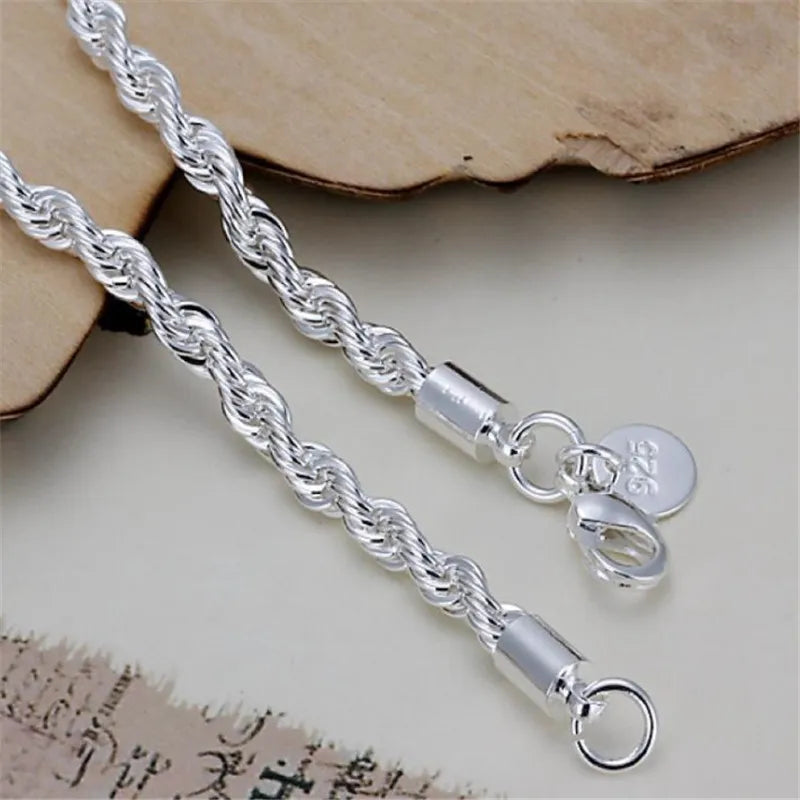 Baiano Cord Bracelet 925 Sterling Silver
