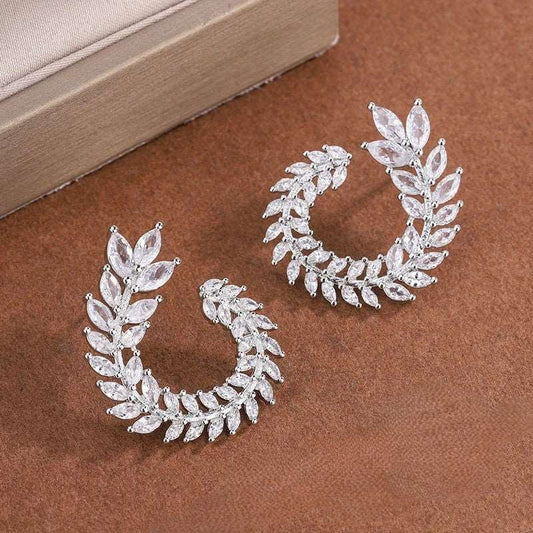 BRINCO COROA DE LOUROS PRATA 925 - BRP052