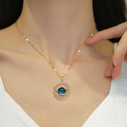 Universe Pendant Necklace - 18K Gold Plated