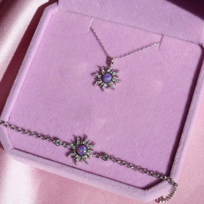 Rapunzel Silver Jewellery Set