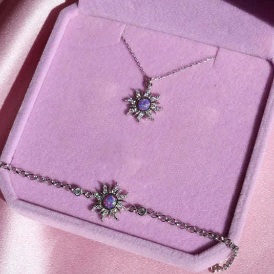 Rapunzel Silver Jewellery Set