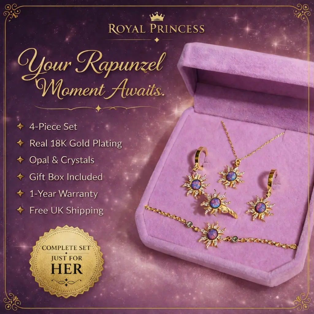 Rapunzel Gold Jewellery Set