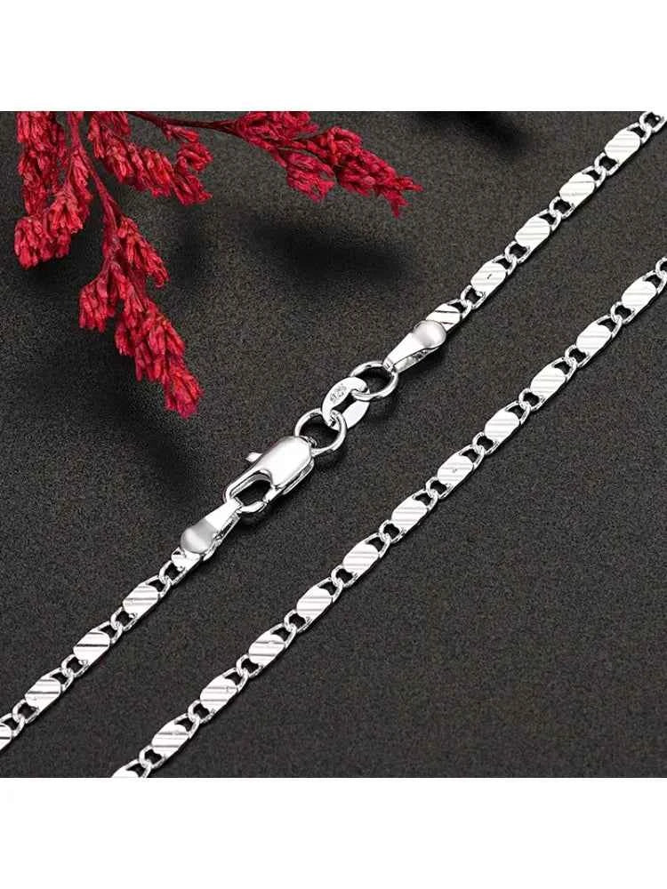 925 Sterling Silver Chain Necklace 60 cm