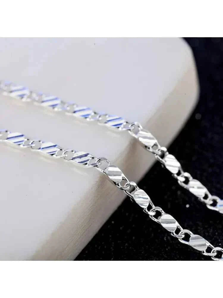 925 Sterling Silver Chain Necklace 60 cm