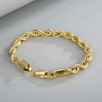 18K Gold Plated Bracelet 4mm