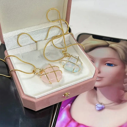 Barbie Necklace with Cubic Zirconia