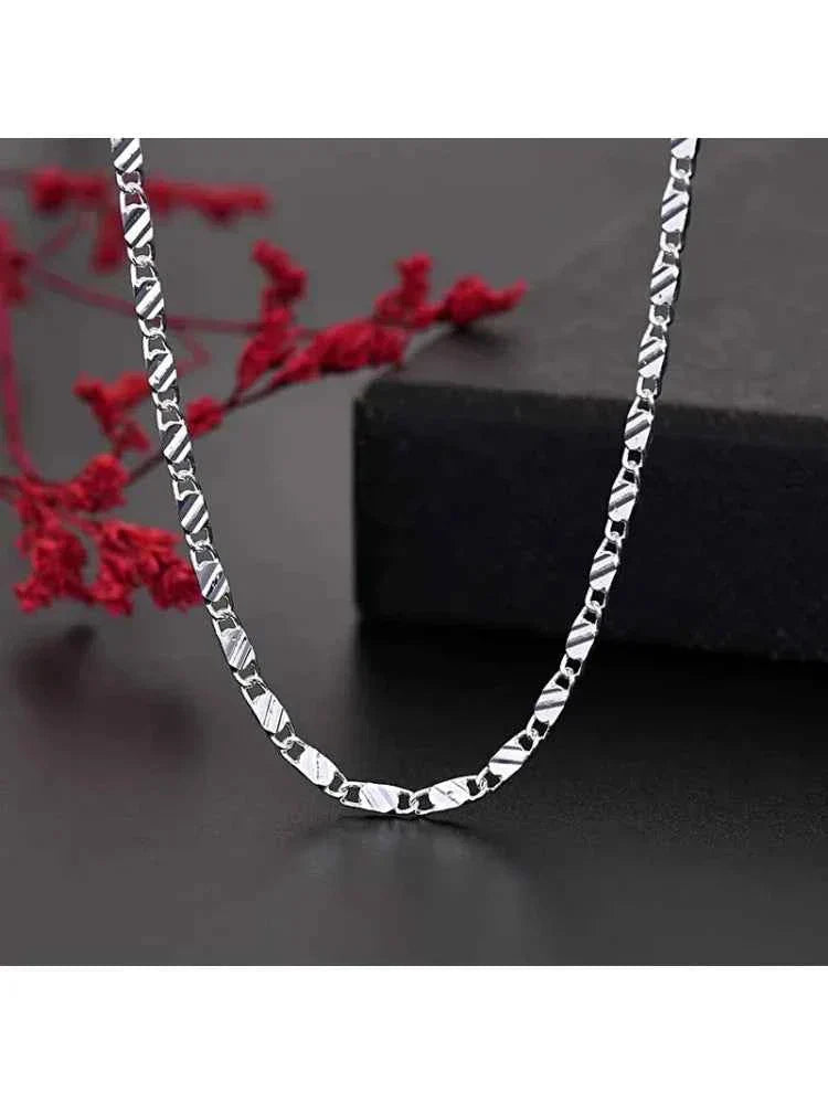 925 Sterling Silver Chain Necklace 60 cm