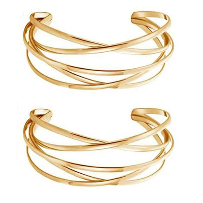 18K Gold Plated Wire Bracelet