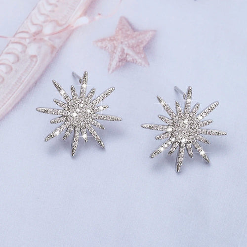 BRINCO SOL CRAVEJADO PRATA 925 - BRP085