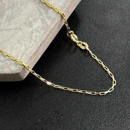 70cm Chain Necklace 18K Gold Plated