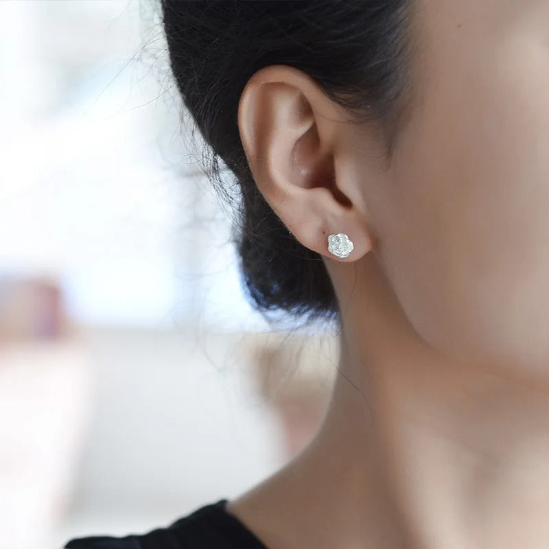 BRINCO FLORES DE PRATA 925 - BRP058