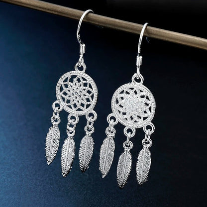925 Sterling Silver Dreamcatcher Jewellery Set