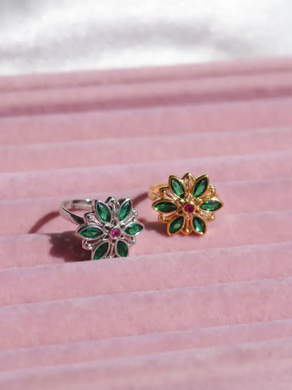 Anastasia Ring and Necklace Jewellery Set - 925 Sterling Silver