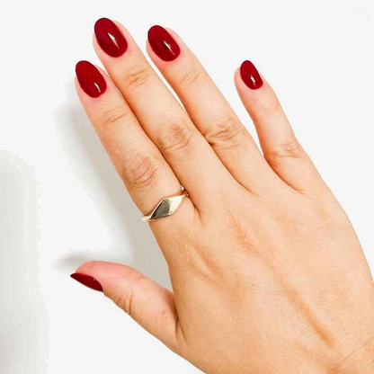 Adjustable Navette Ring 18K Gold Plated