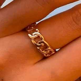 ANEL AJUSTÁVEL CORRENTES BANHADO EM OURO 18K - AN51