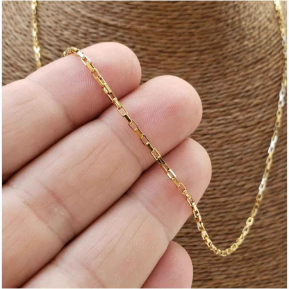 70cm Chain Necklace 18K Gold Plated