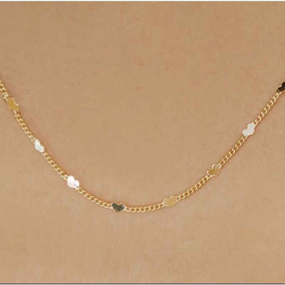 60cm 18K Gold Plated Cuban Link Chain Necklace