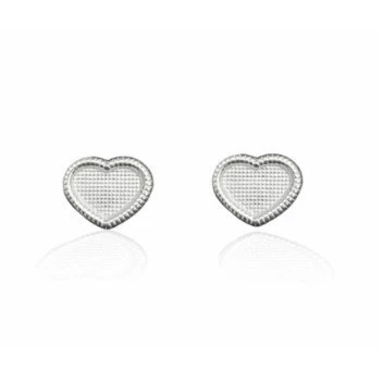 925 Sterling Silver Heart Earrings