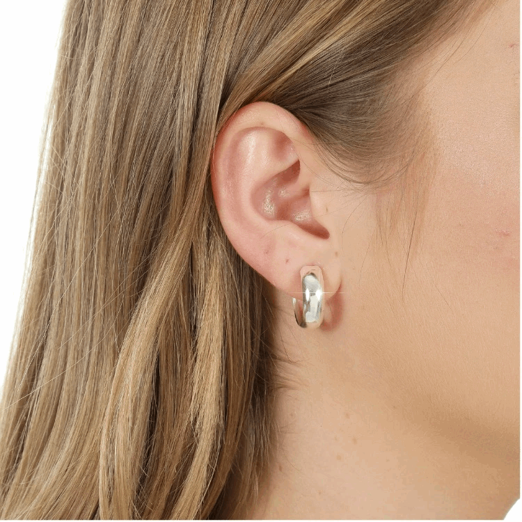 925 Sterling Silver Hoop Earrings