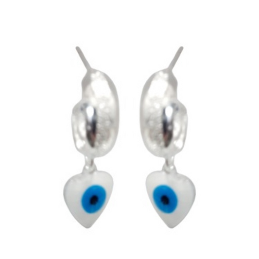 BRINCO OLHO GREGO PRATA 925 - BRP033