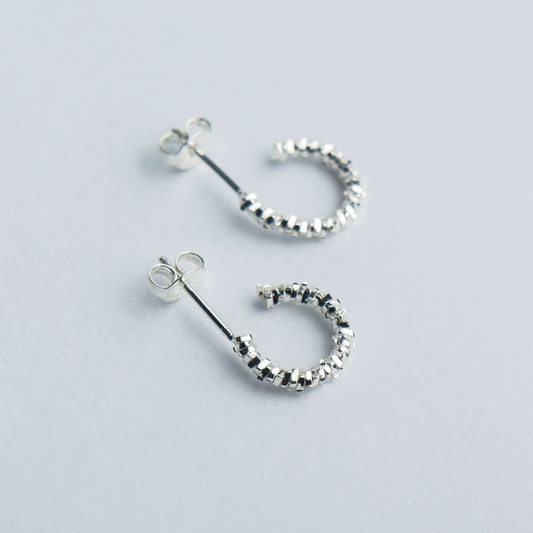 925 Sterling Silver Hoop Earrings