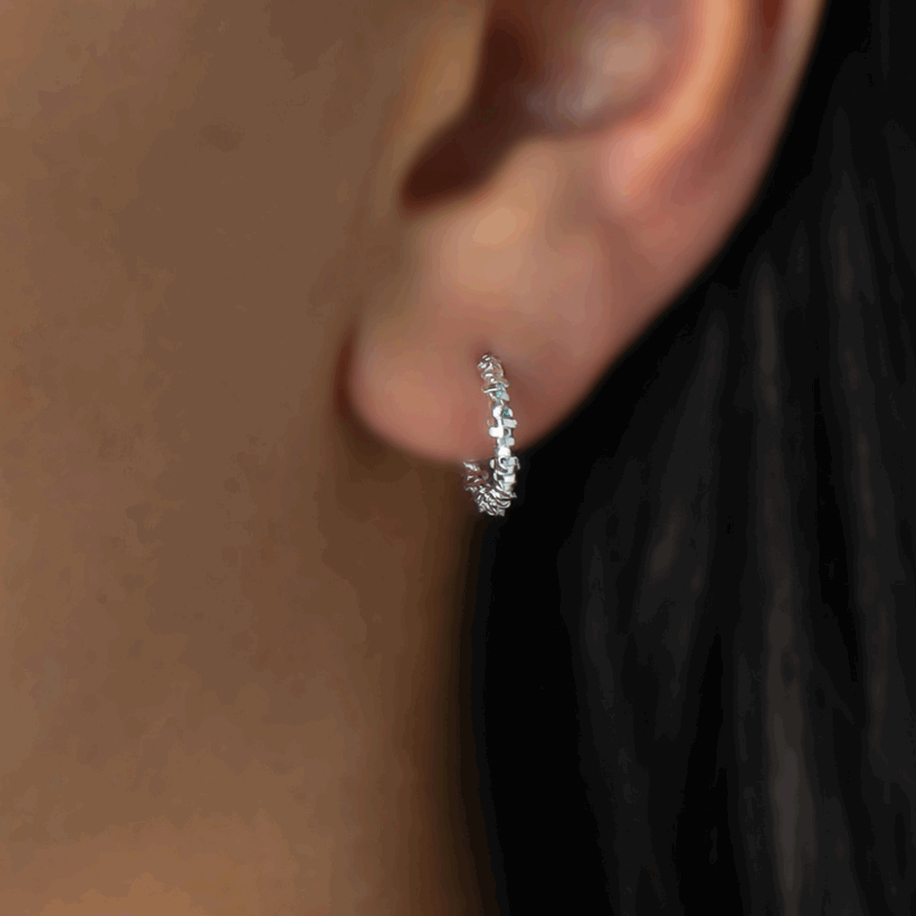 925 Sterling Silver Hoop Earrings