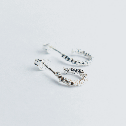 925 Sterling Silver Hoop Earrings