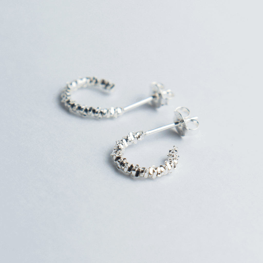 925 Sterling Silver Hoop Earrings
