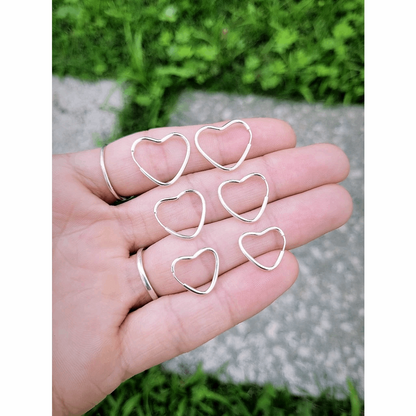 BRINCO TRIO CORAÇÕES PRATA 925 - BRP035