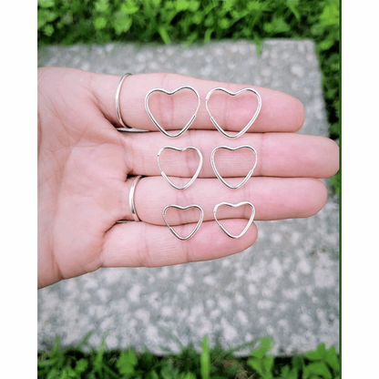 BRINCO TRIO CORAÇÕES PRATA 925 - BRP035