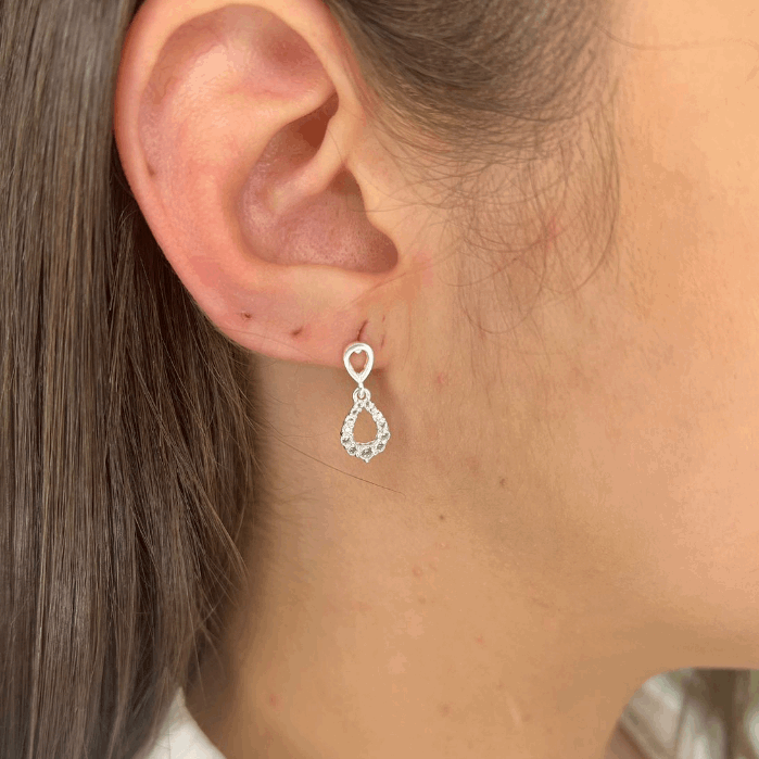 925 Sterling Silver Drop Earrings