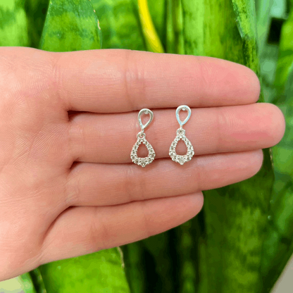 925 Sterling Silver Drop Earrings