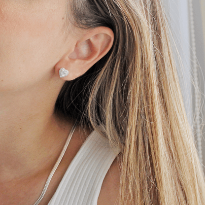 BRINCO CORAÇÃO CRAVEJADO PRATA 925 - BRP040