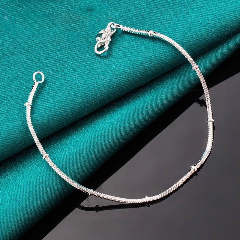 925 Sterling Silver Bead Bracelet