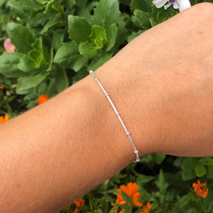 925 Sterling Silver Bead Bracelet
